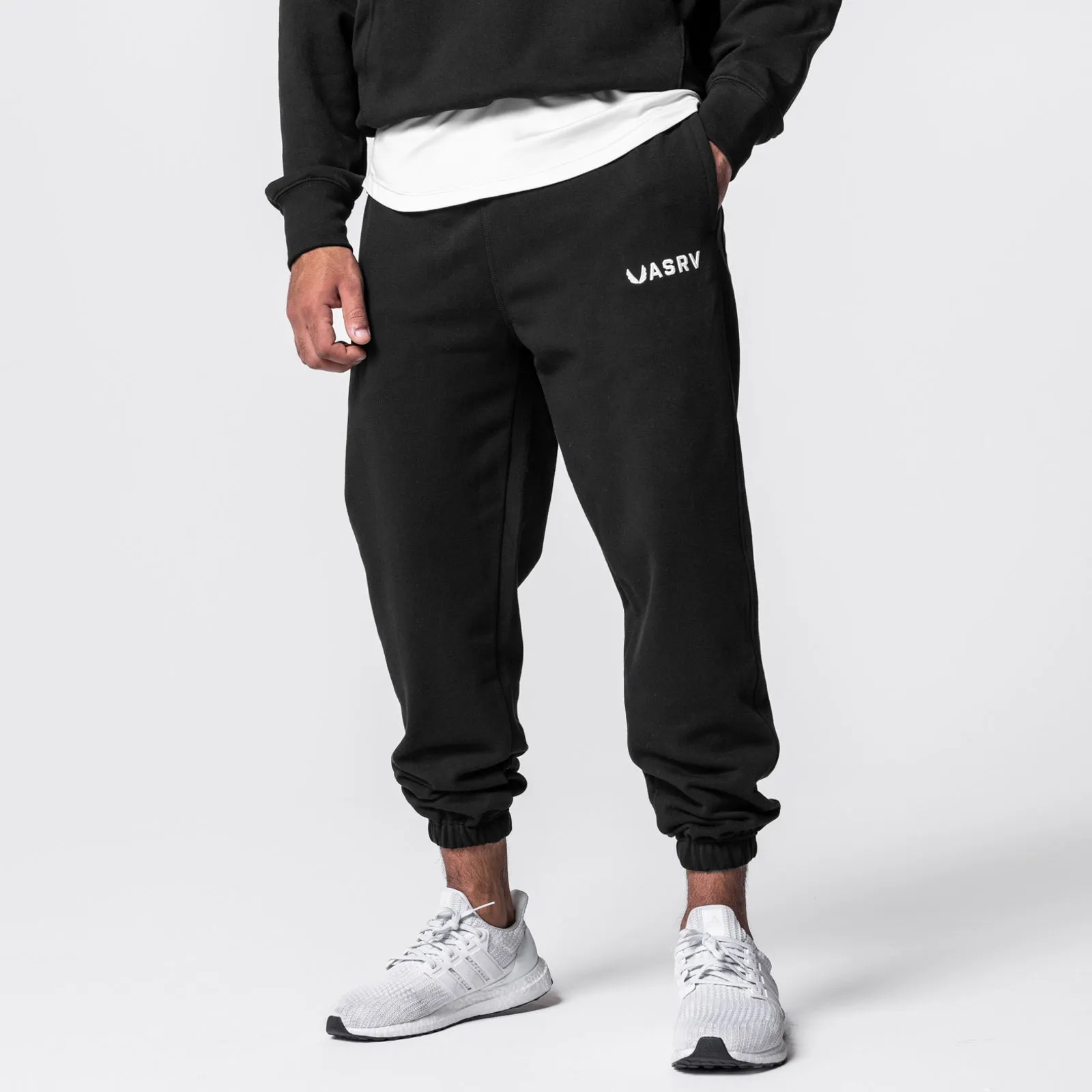 0655. Tech-Terry™ Oversized Sweats - Black