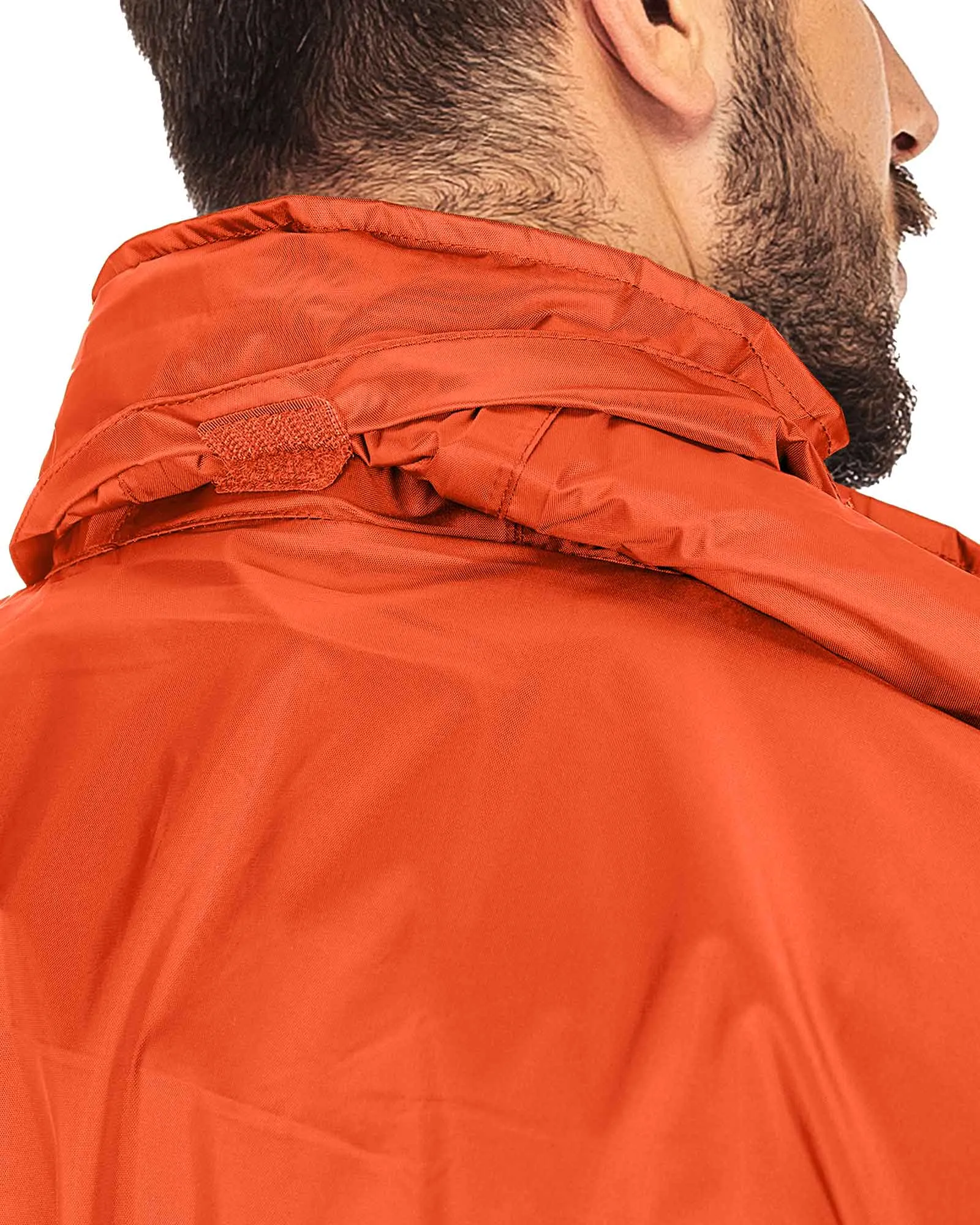 0.70 lbs 5000mm W/P Index 5000 Level Breathable Men's Packable Rain Shell Jacket with 4 Pockets