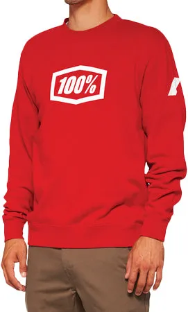 100% Icon Crewneck Fleece Mens Pullover