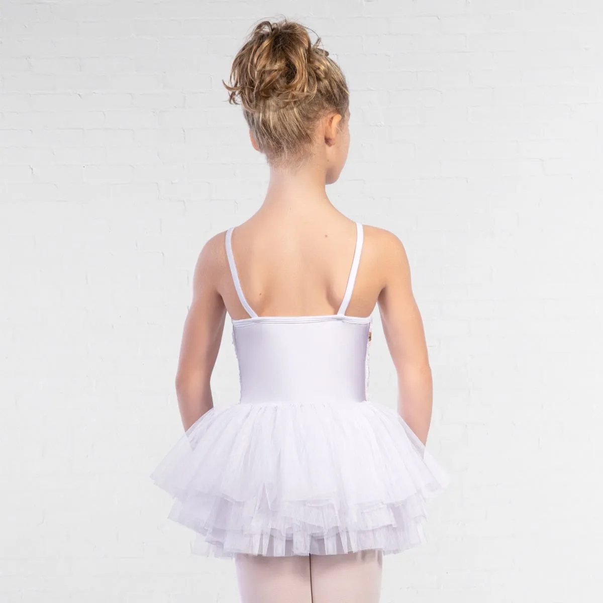 1st Position Floral Sequin Motif Ballet Dress