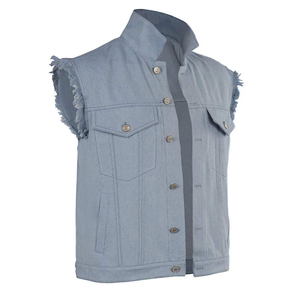 2023 Barbie Ken Gilet Denim Homme Cosplay Costume