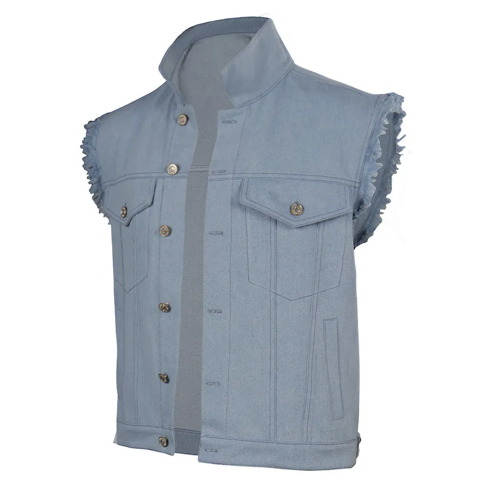 2023 Barbie Ken Gilet Denim Homme Cosplay Costume