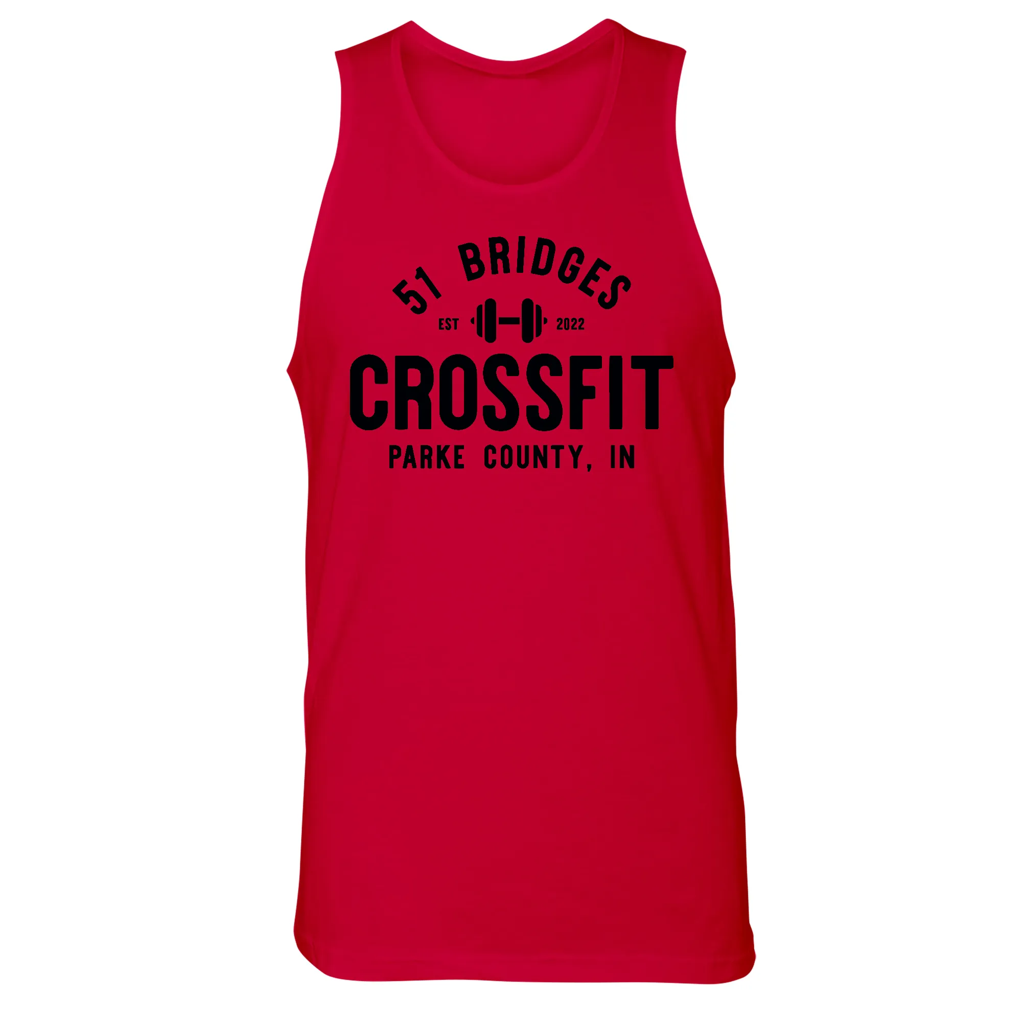 51 Bridges CrossFit Stacked Mens - Tank Top