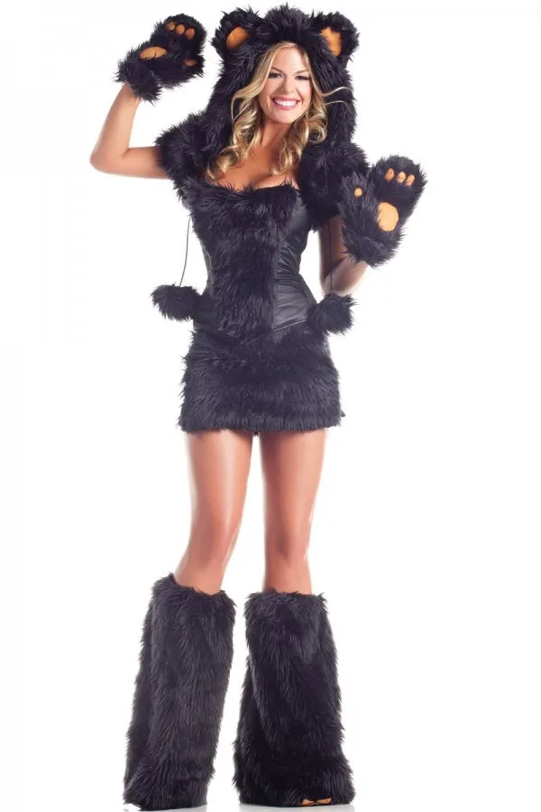 8 Piece Black Bear Costume