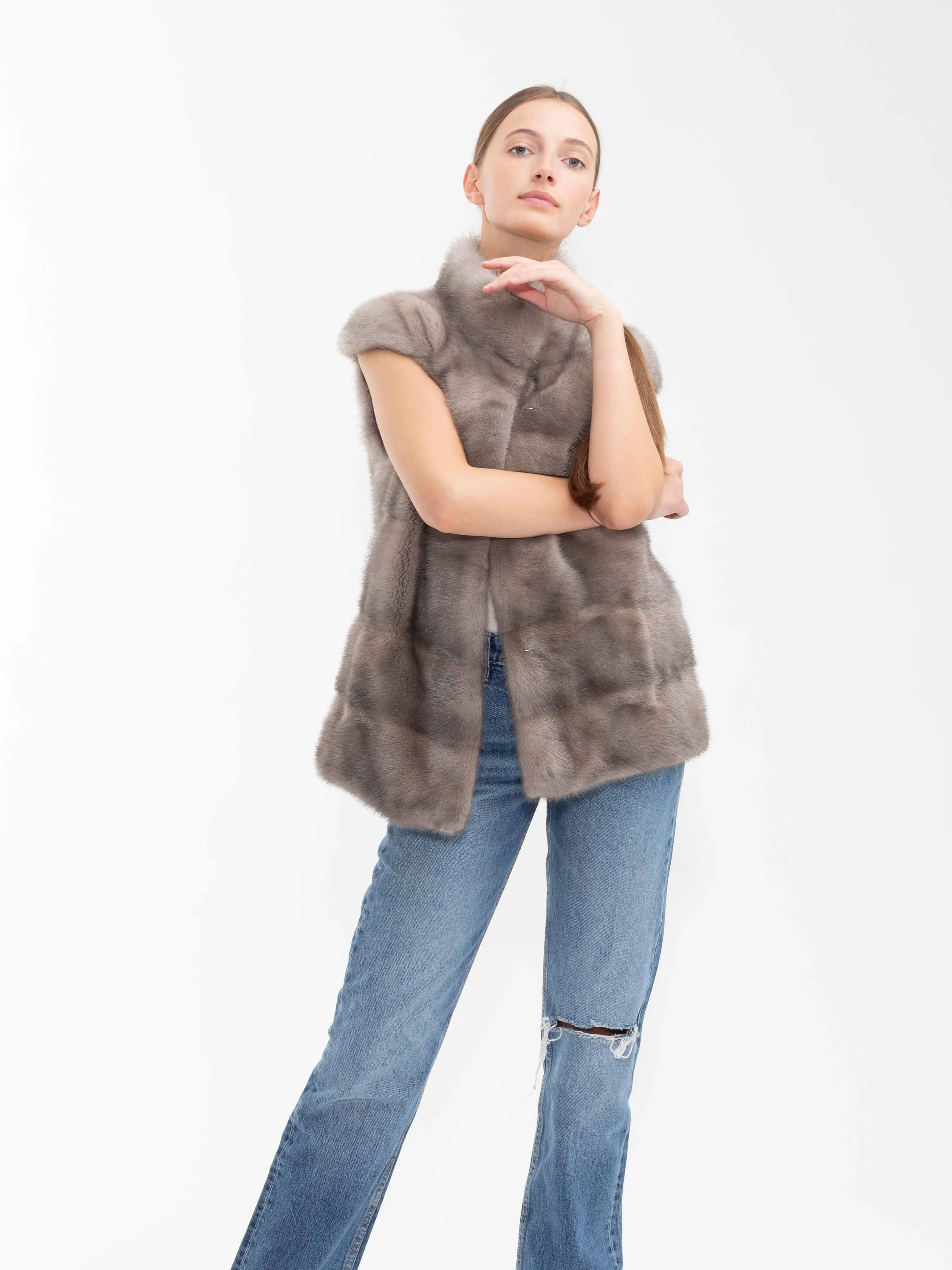 Alice Gilet Grey