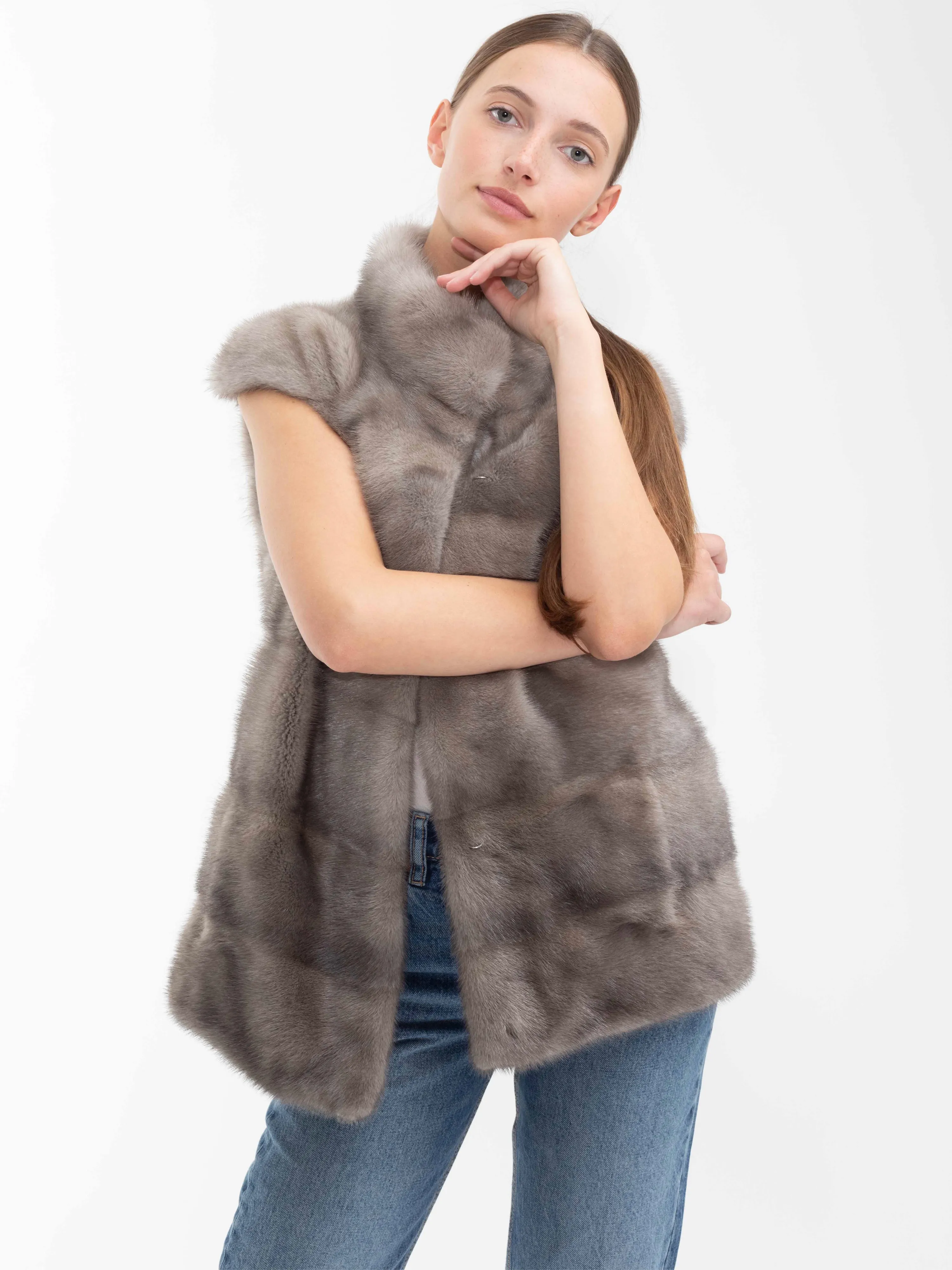 Alice Gilet Grey