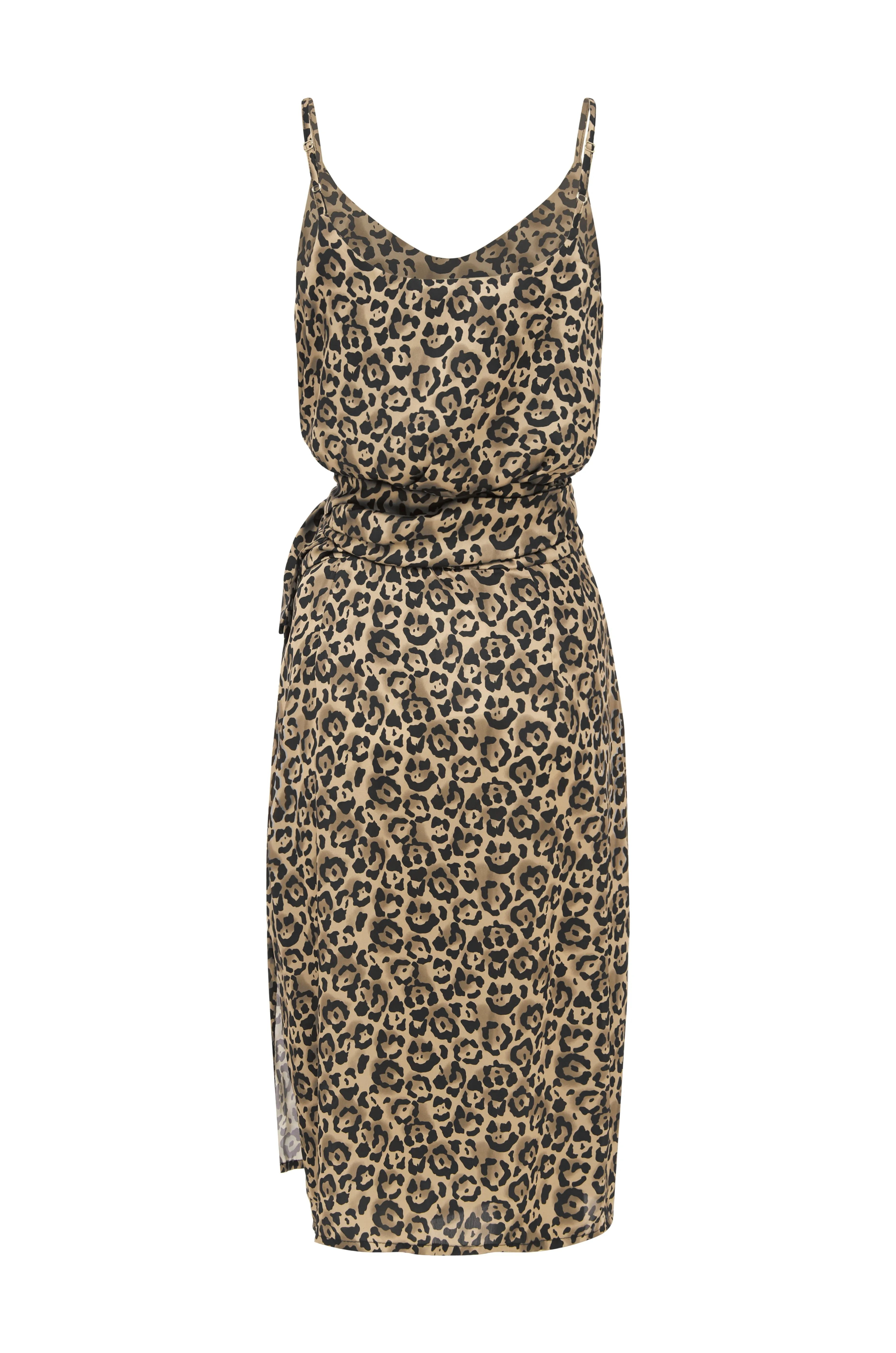 Alima Animal Print Wrap Skirt