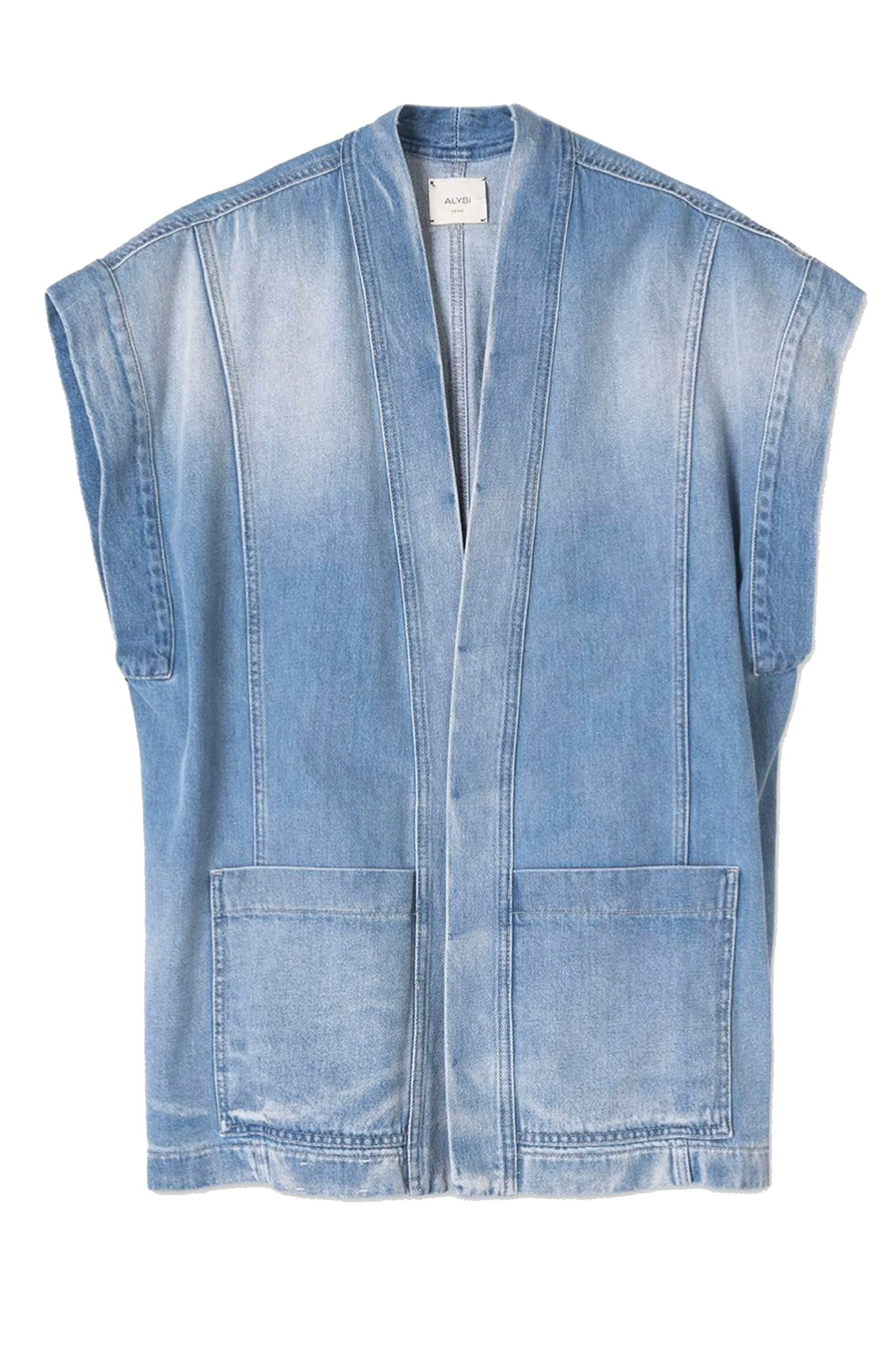 Alysi Denim Gilet - Denim