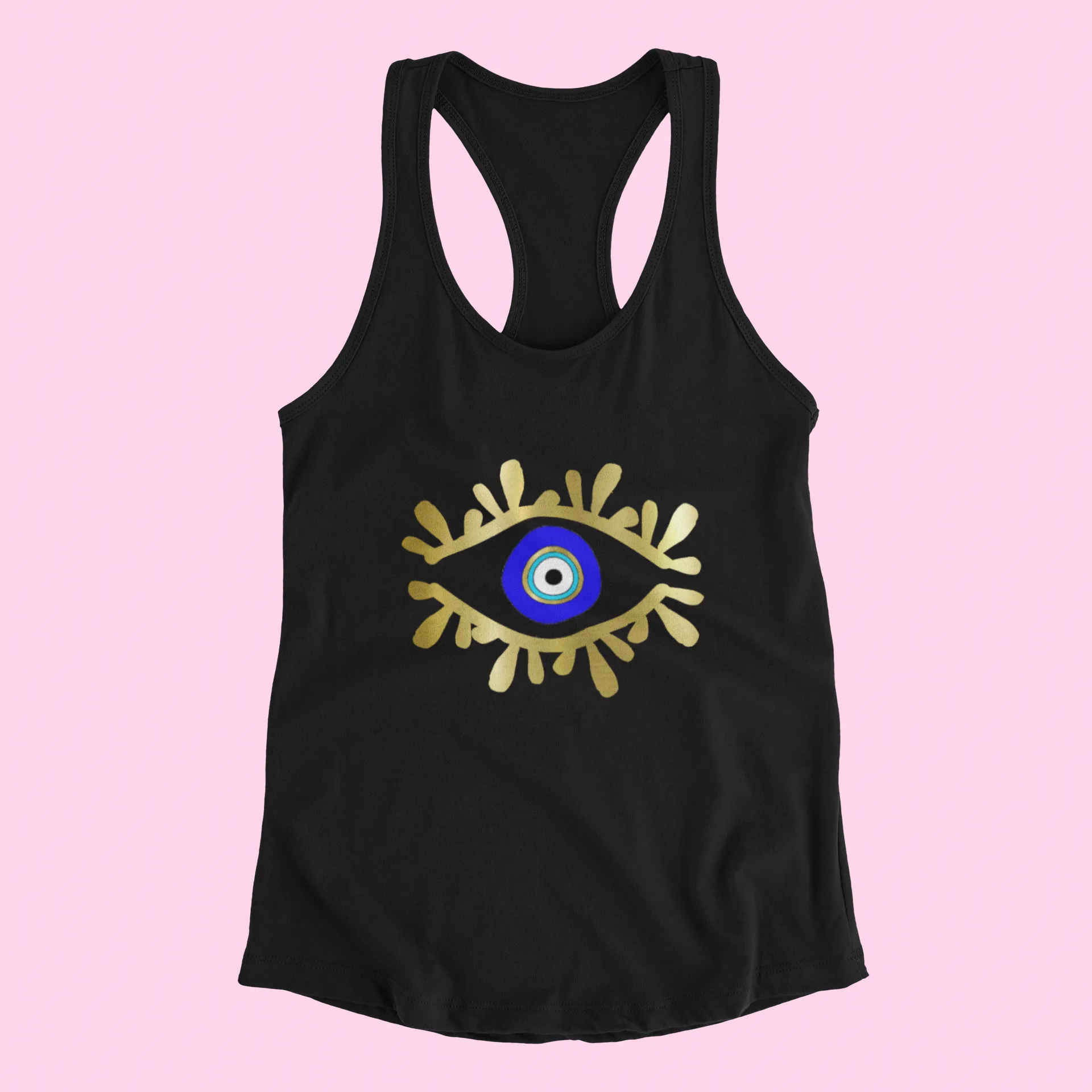 Amida Eye Racer back Tank Top, Evil Eye Tank Top