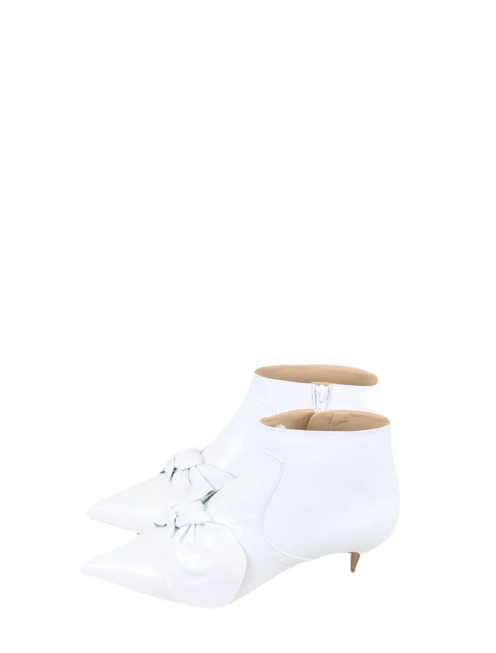 Asos White With Bows Boots 9