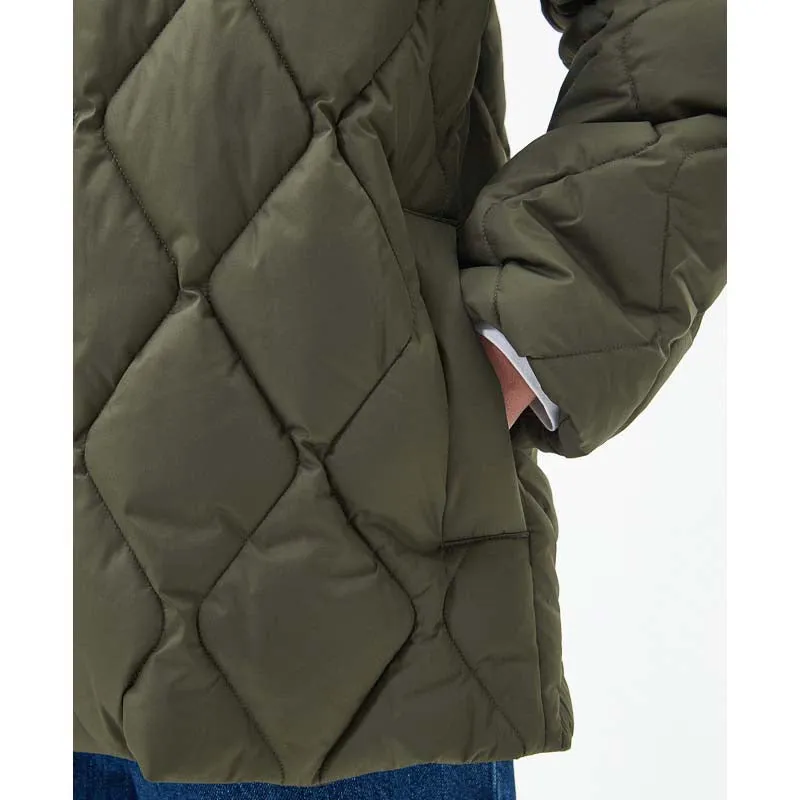 Barbour Aster Ladies Quilted Jacket - Deep Olive