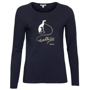 Barbour Homeswood Ladies Long Sleeve Tee - Navy