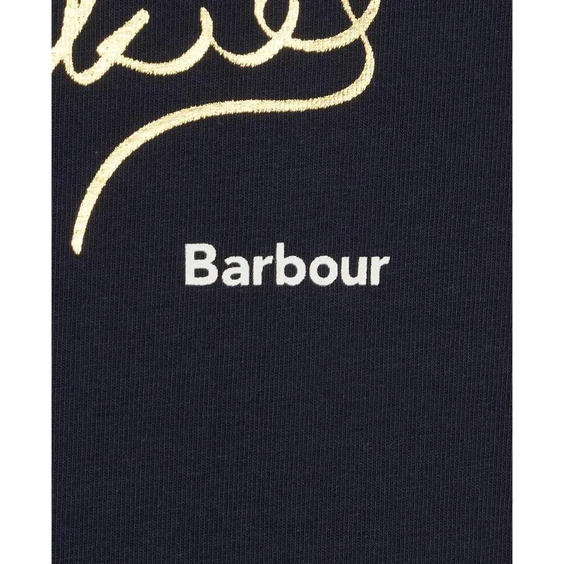 Barbour Homeswood Ladies Long Sleeve Tee - Navy