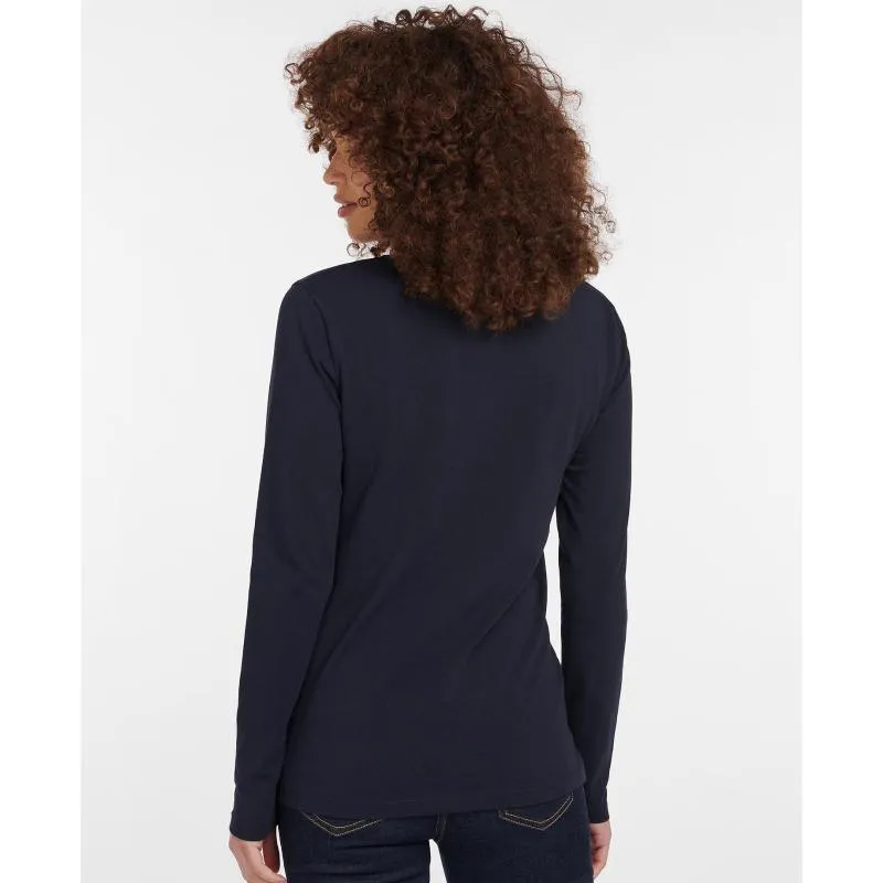 Barbour Homeswood Ladies Long Sleeve Tee - Navy