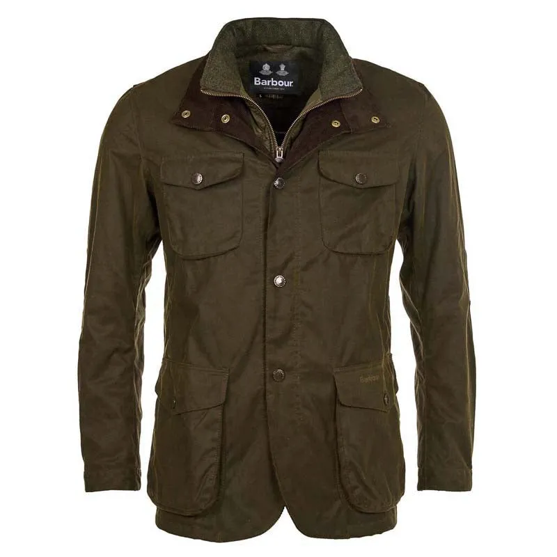 Barbour Ogston Mens Wax Jacket - Olive