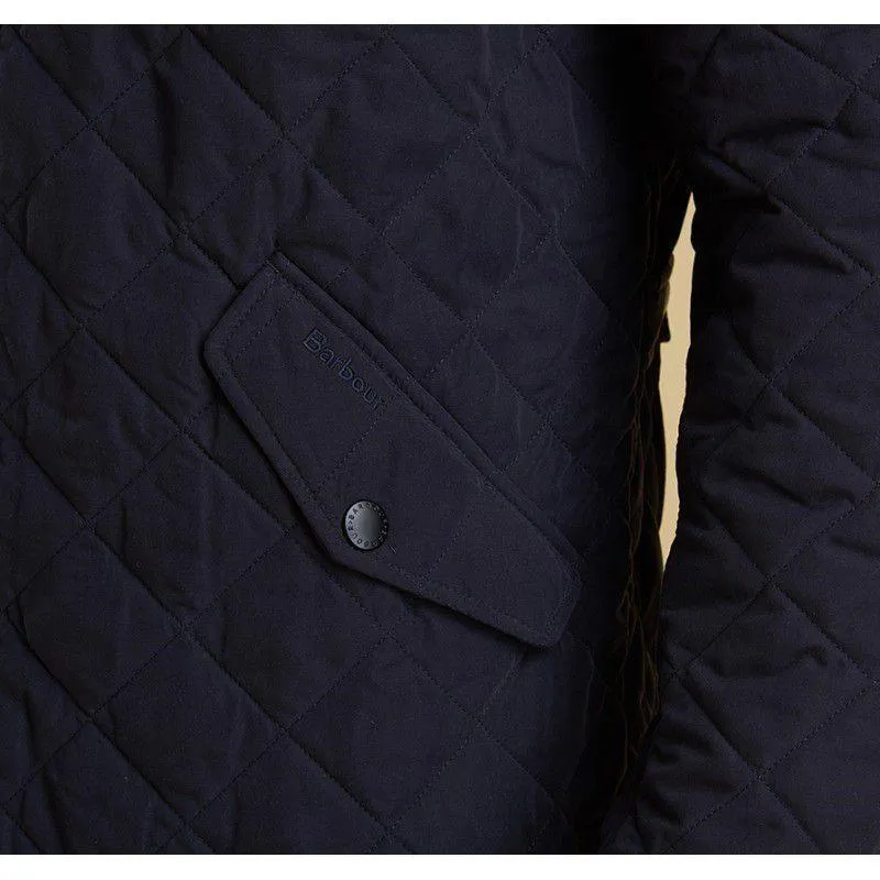 Barbour Shoveler Mens Quilted Jacket - Navy