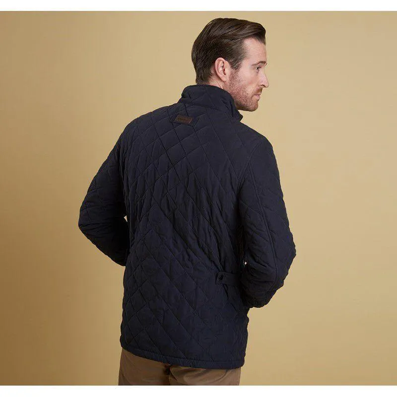 Barbour Shoveler Mens Quilted Jacket - Navy