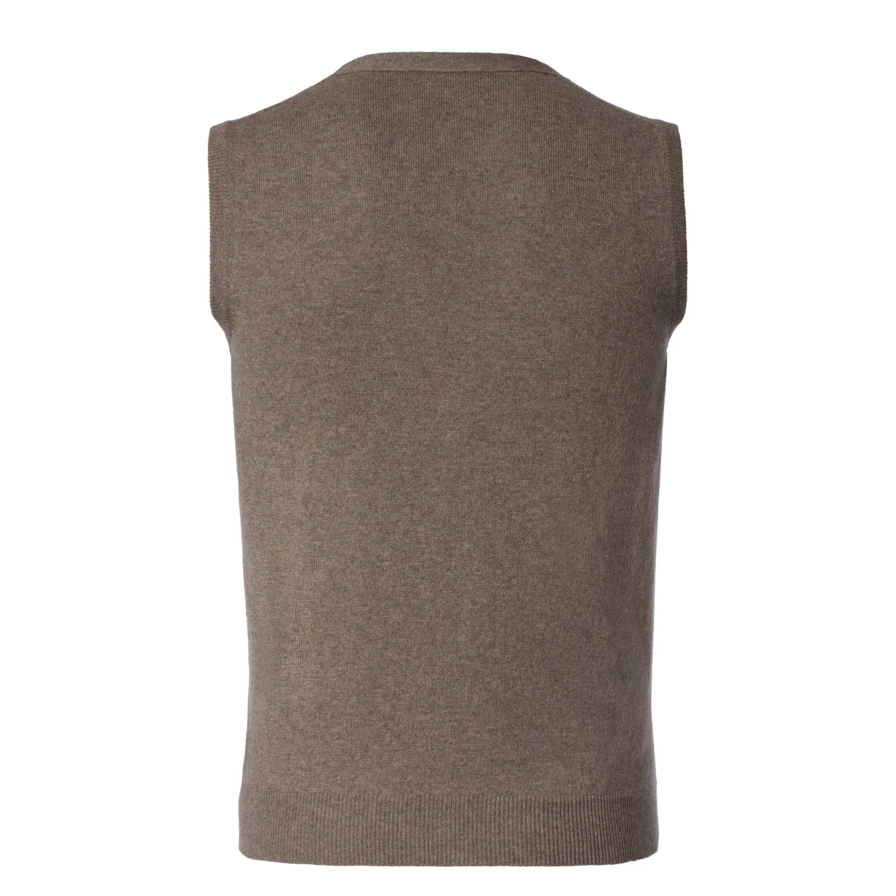 Cashmere Gilet in Brown