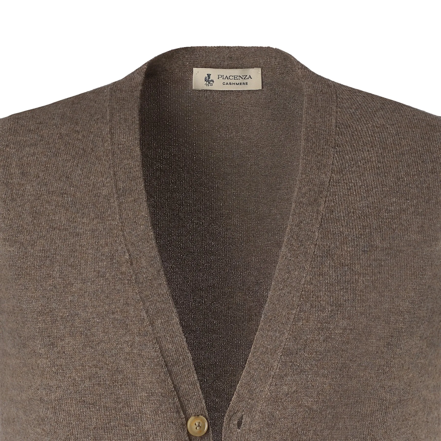 Cashmere Gilet in Brown