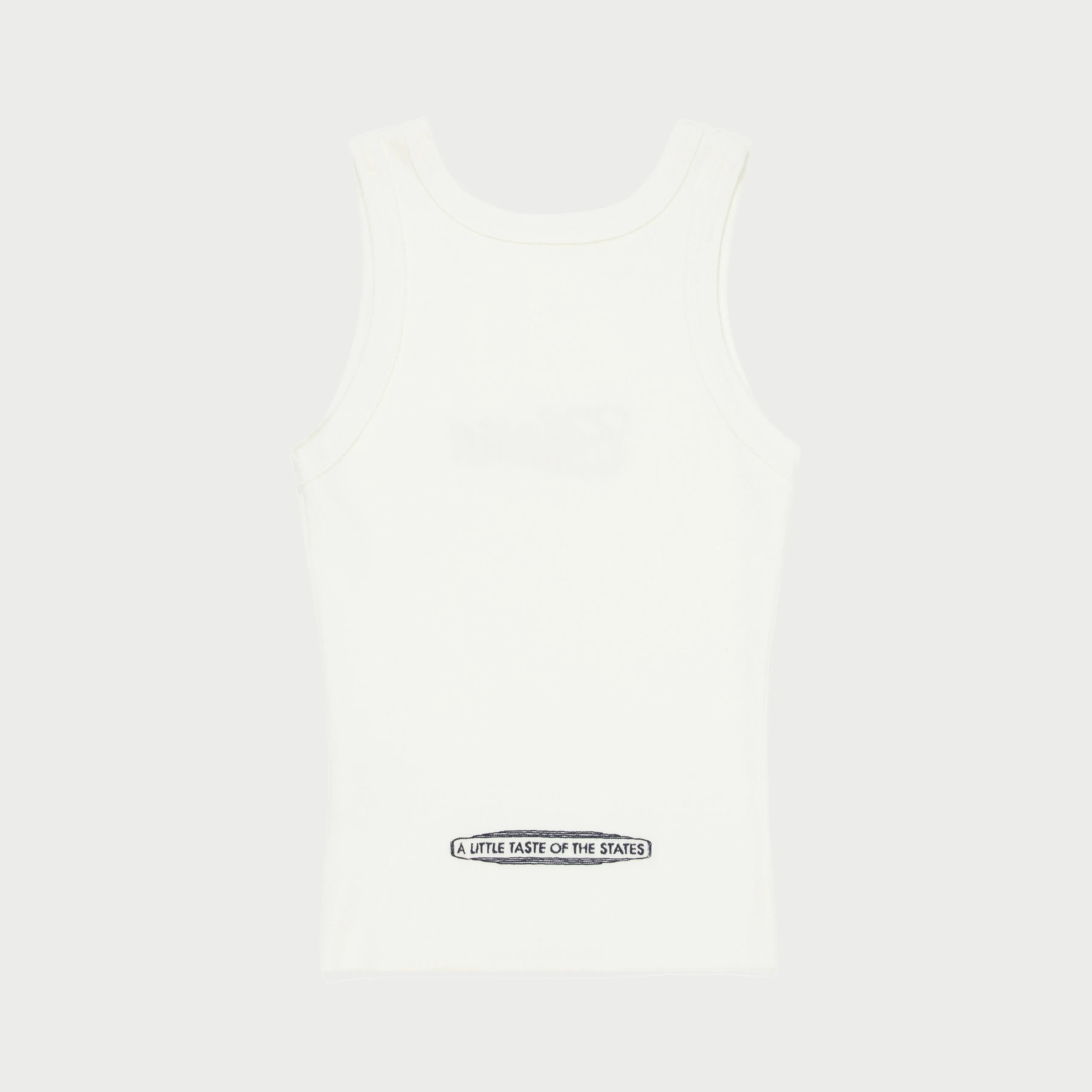 Cherry Diner Tank Top (White)