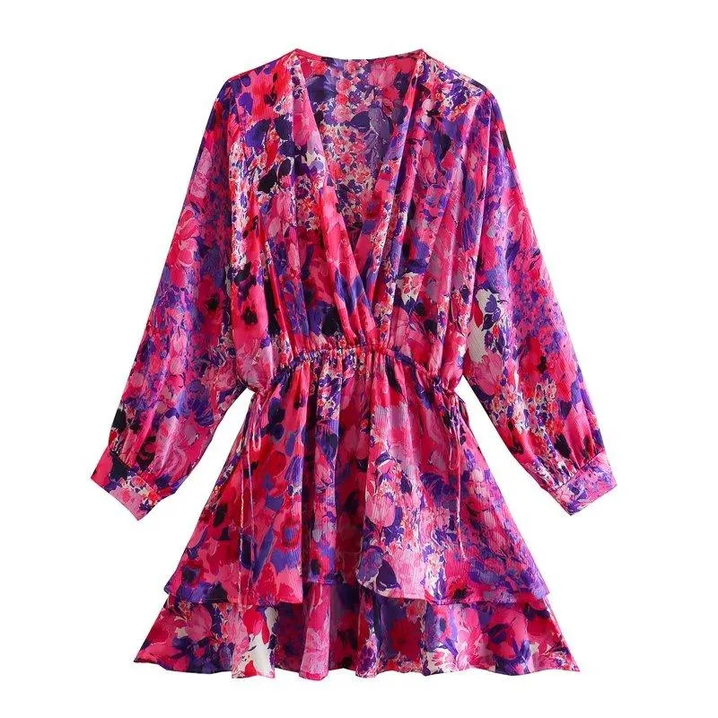 Christie Vibrant Floral Mini Dress