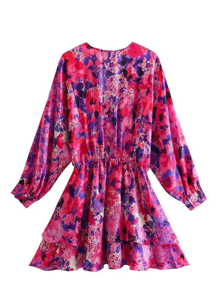 Christie Vibrant Floral Mini Dress