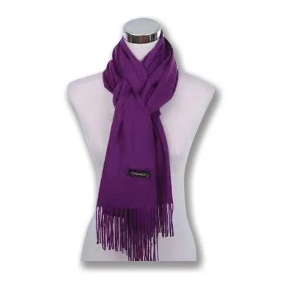 Couthie Plain Coloured Purple Scarf (CS17)