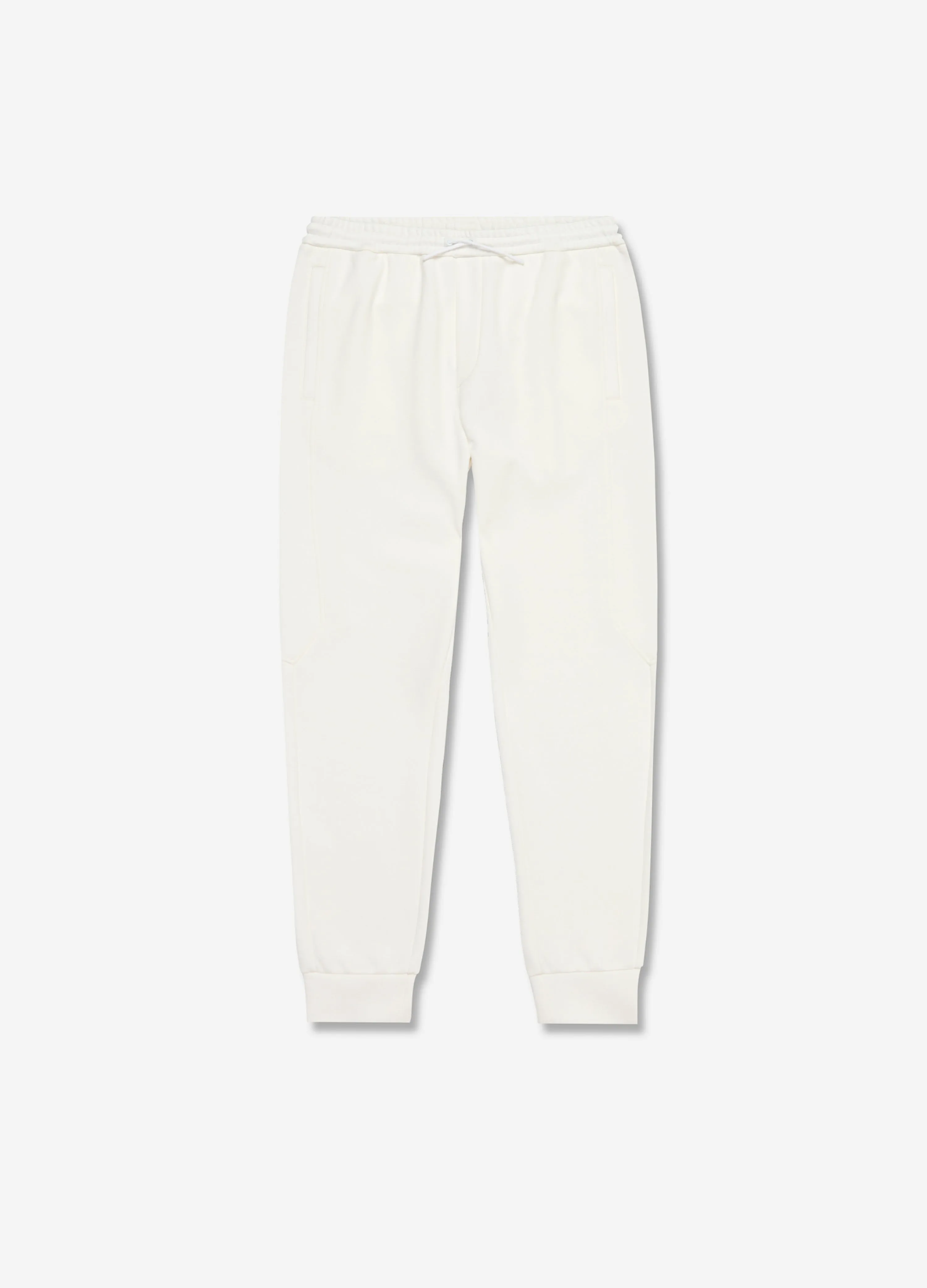 Cuffed Neoprene Sweatpants Ivory