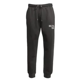 Delta Sig Embroidered Varsity Joggers