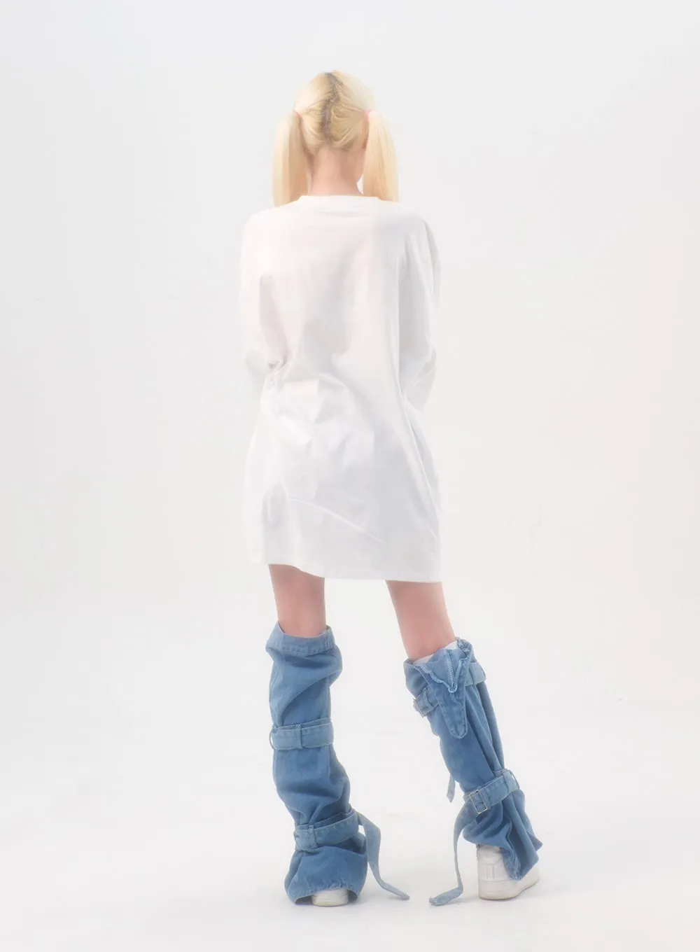 Denim Leg Warmers IL305