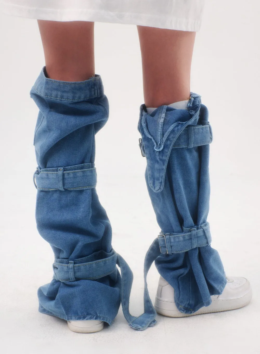 Denim Leg Warmers IL305