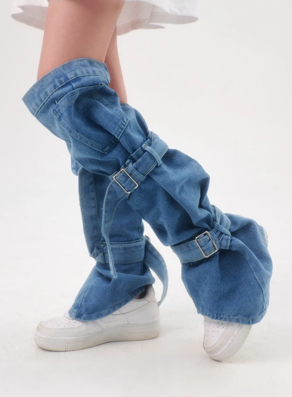 Denim Leg Warmers IL305