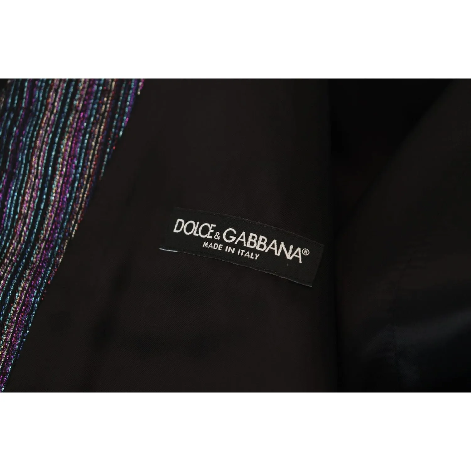 Dolce & Gabbana Multicolor Formal Dress Vest Luxury Blend