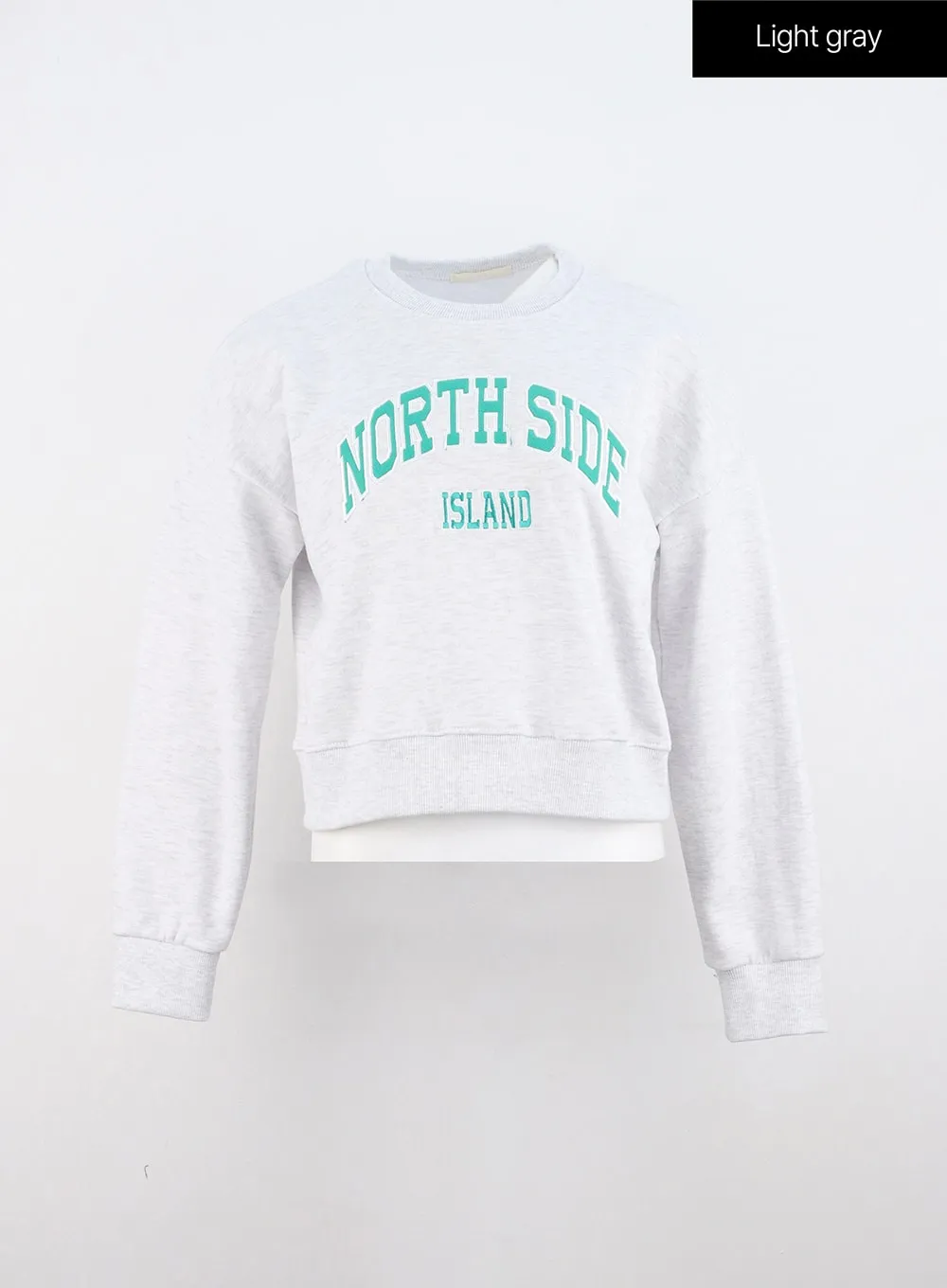 Embroidered Letter Sweatshirt OO323