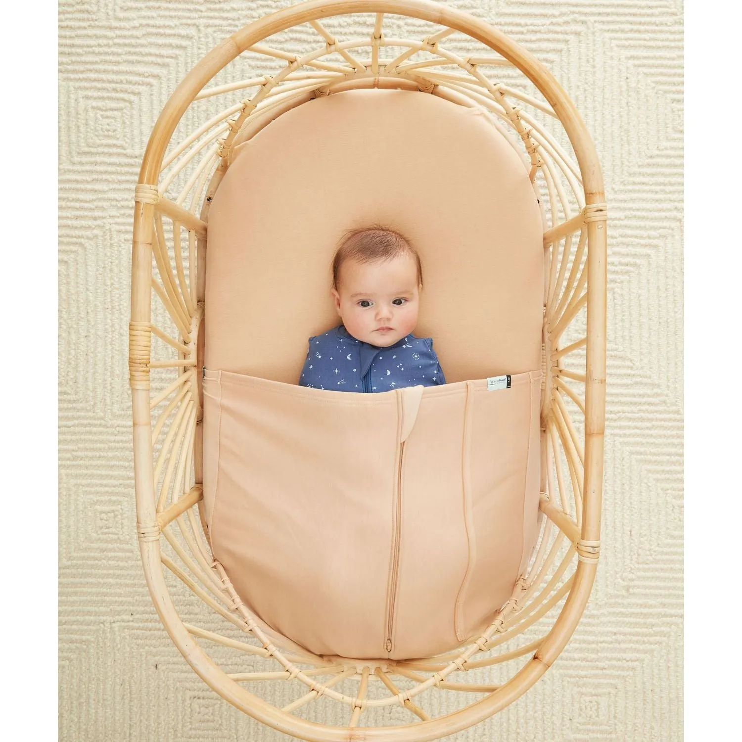 ergoPouch Bassinet Tuck Sheet - Wheat