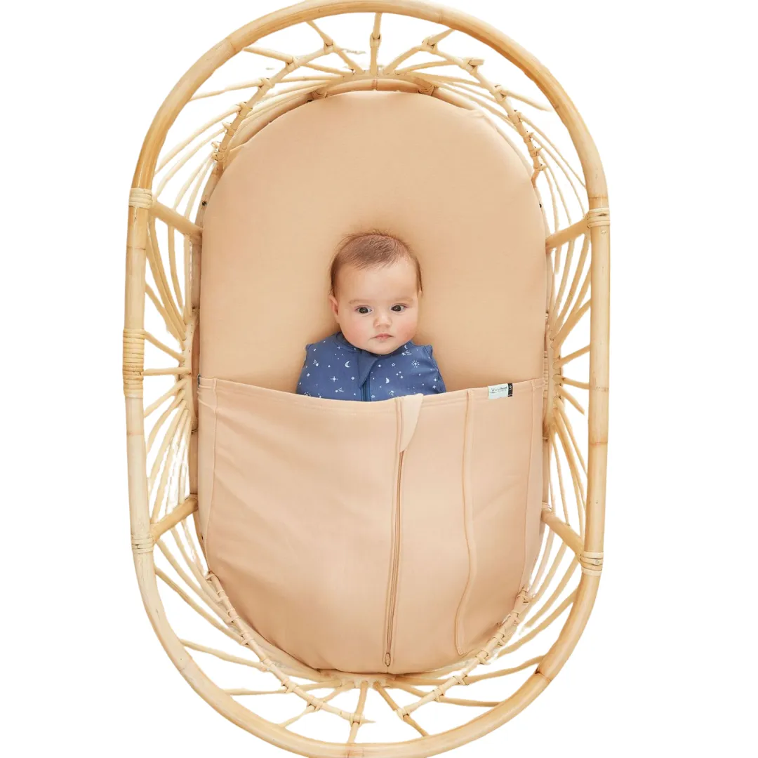 ergoPouch Bassinet Tuck Sheet - Wheat