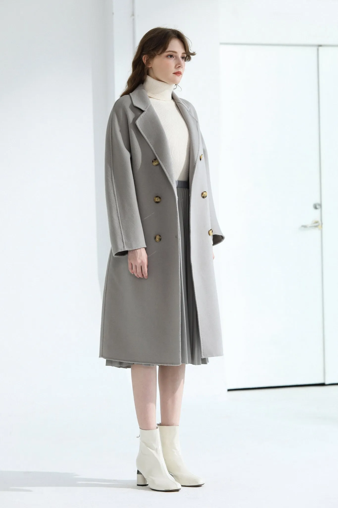 Fangyan | Belle Double Breasted Wool Coat