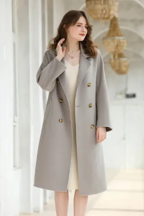 Fangyan | Belle Double Breasted Wool Coat