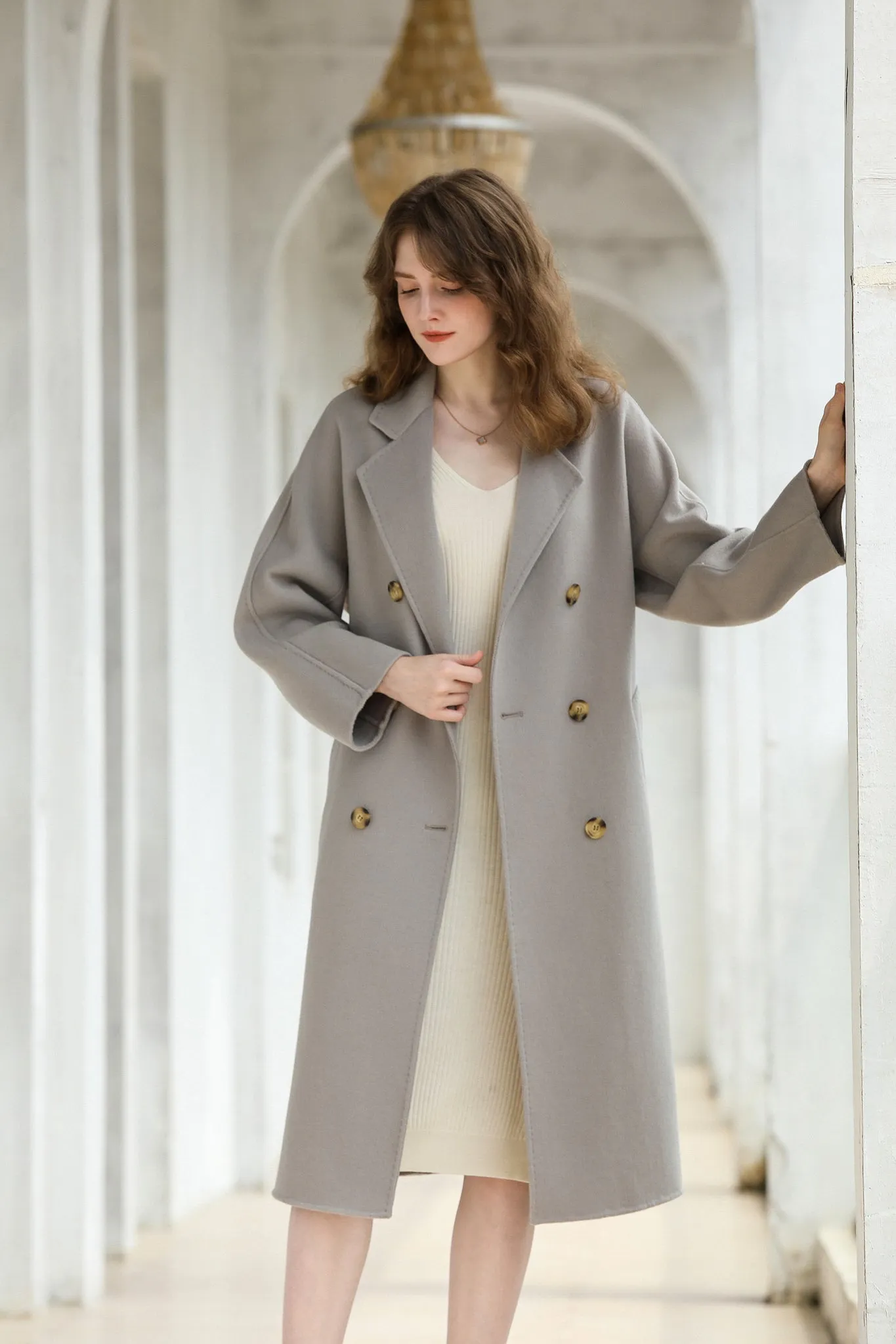 Fangyan | Belle Double Breasted Wool Coat