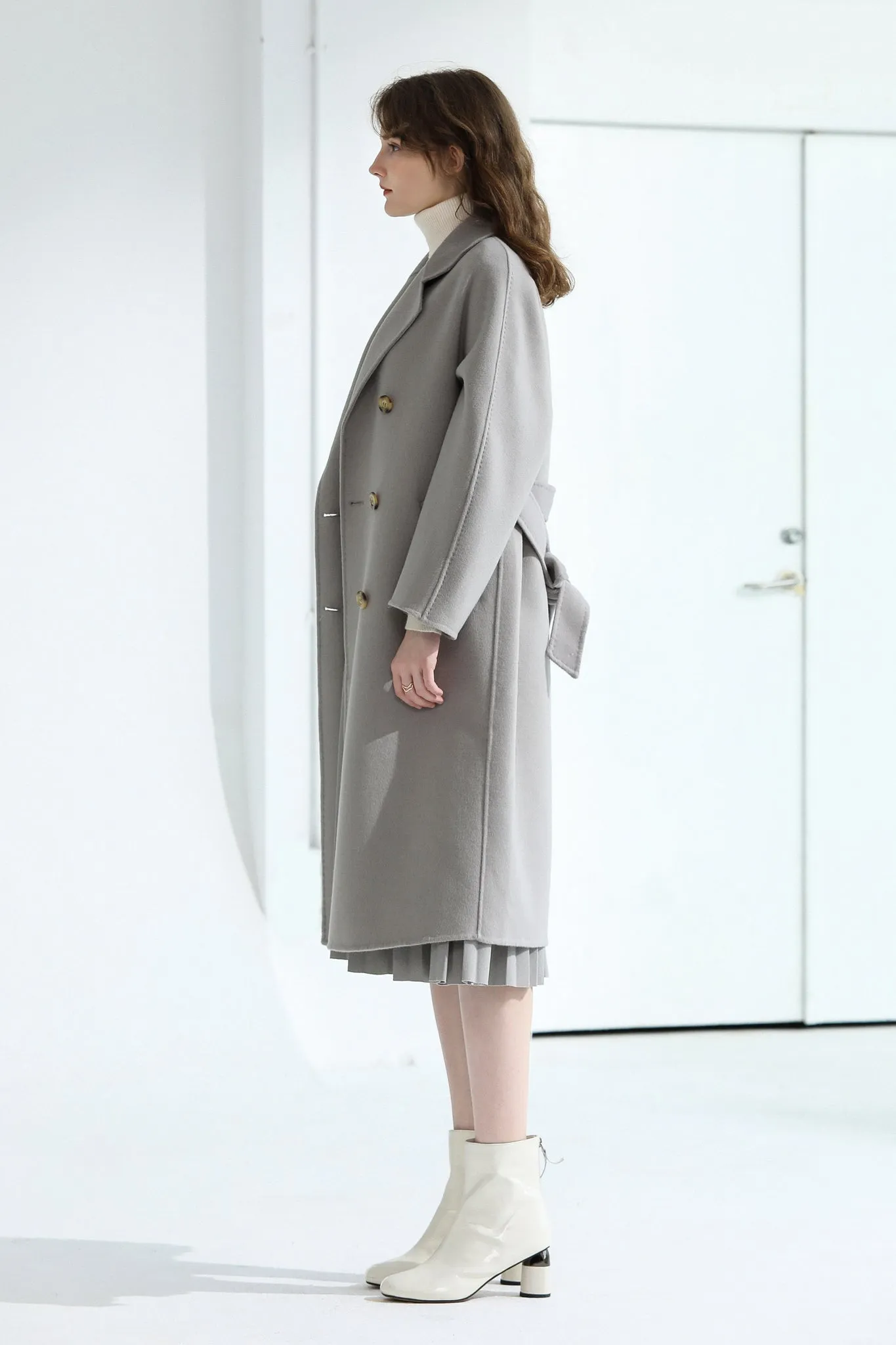 Fangyan | Belle Double Breasted Wool Coat