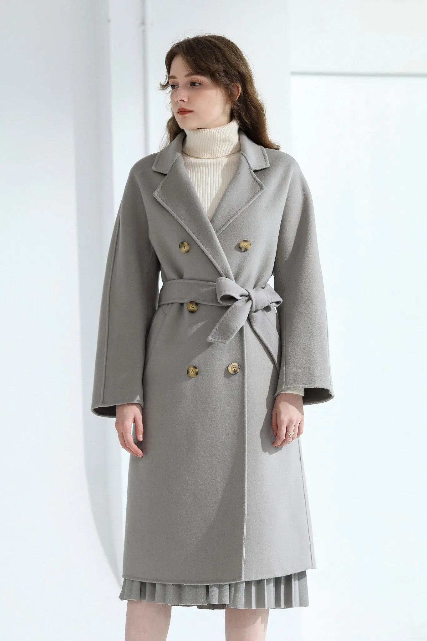 Fangyan | Belle Double Breasted Wool Coat