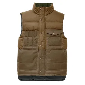 Filson Down Cruiser Vest Dark Tan