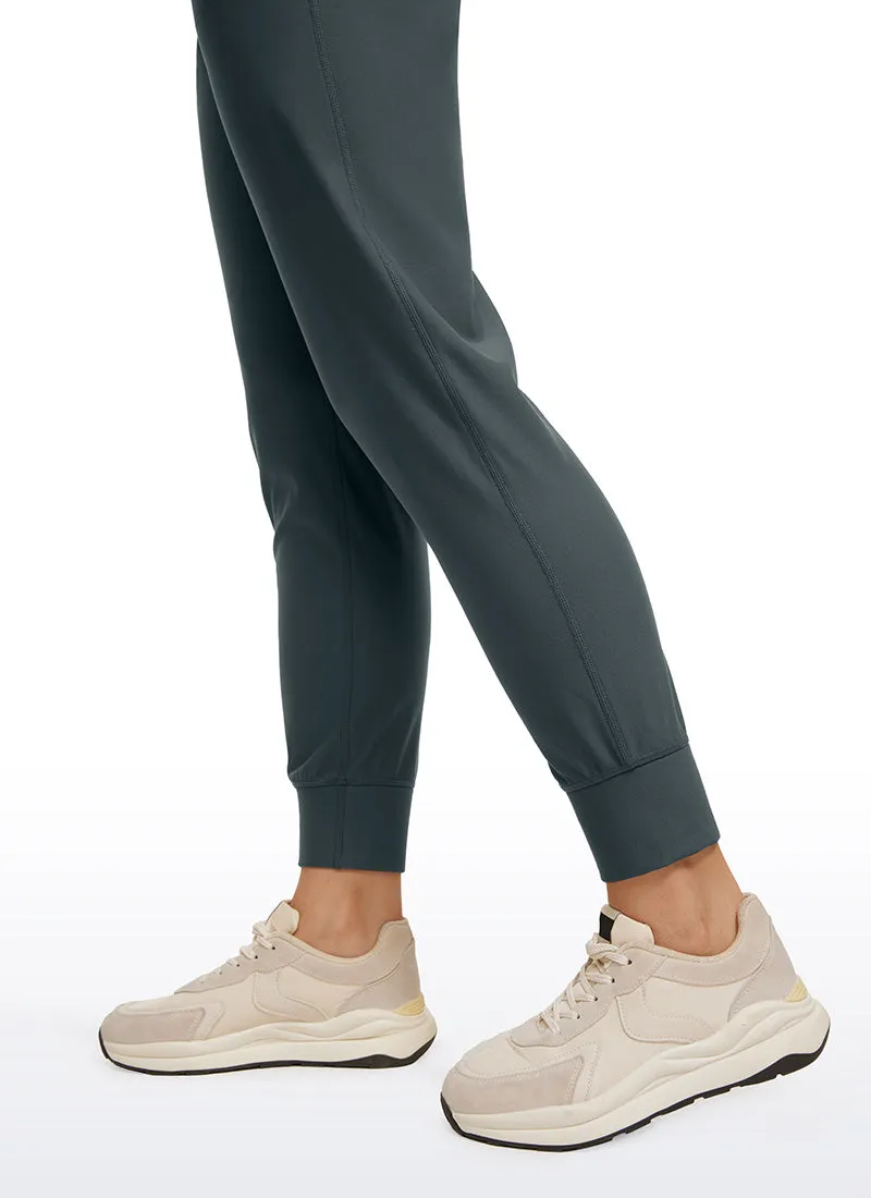 Fleece Lined Soft Workout Joggers with Pockets 27.5"