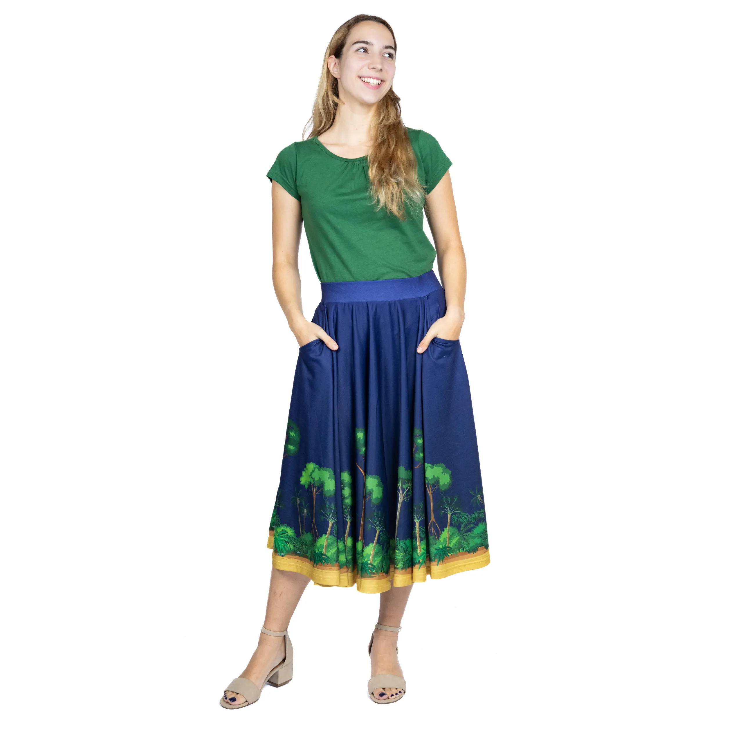 Forest Layers Twirl Skirt