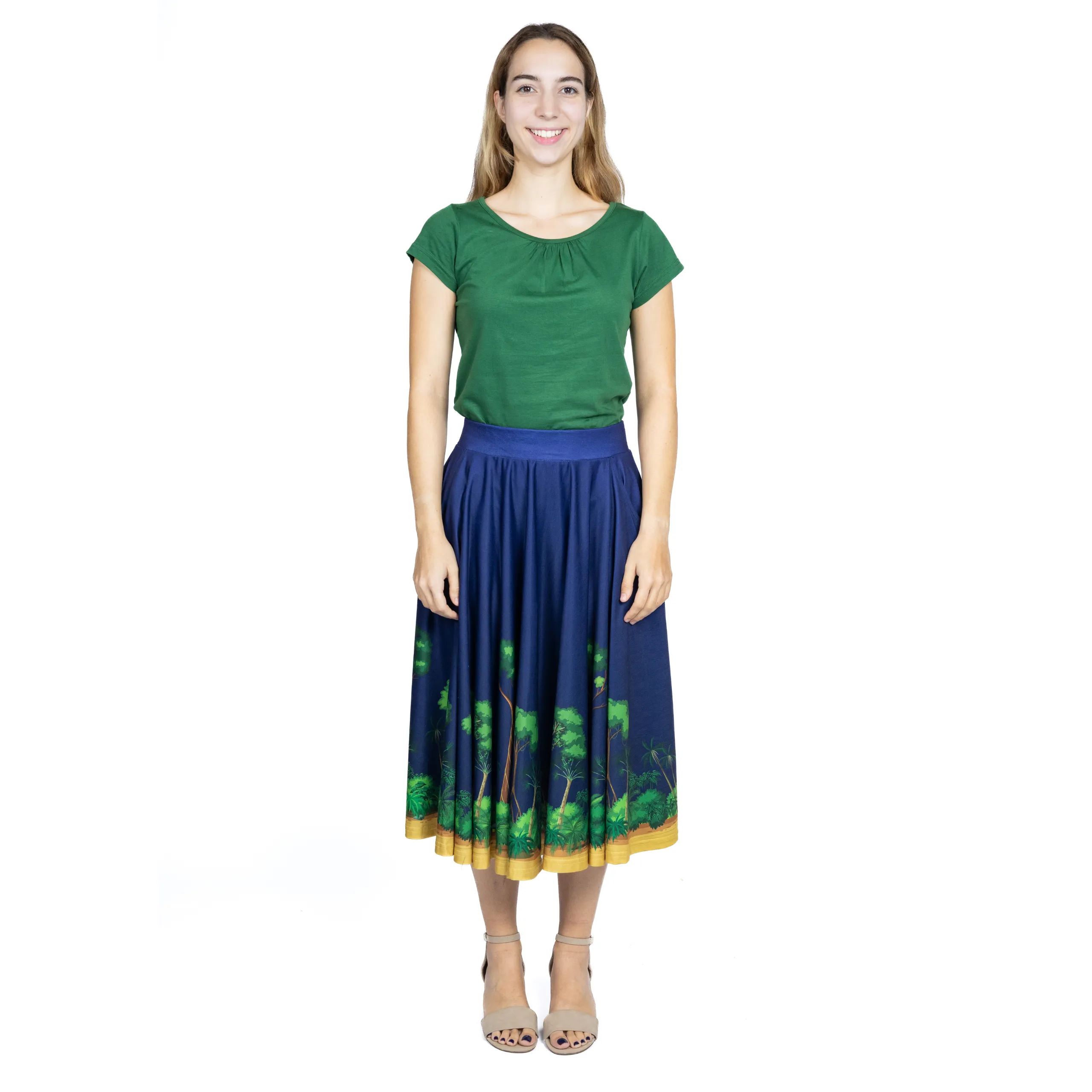 Forest Layers Twirl Skirt