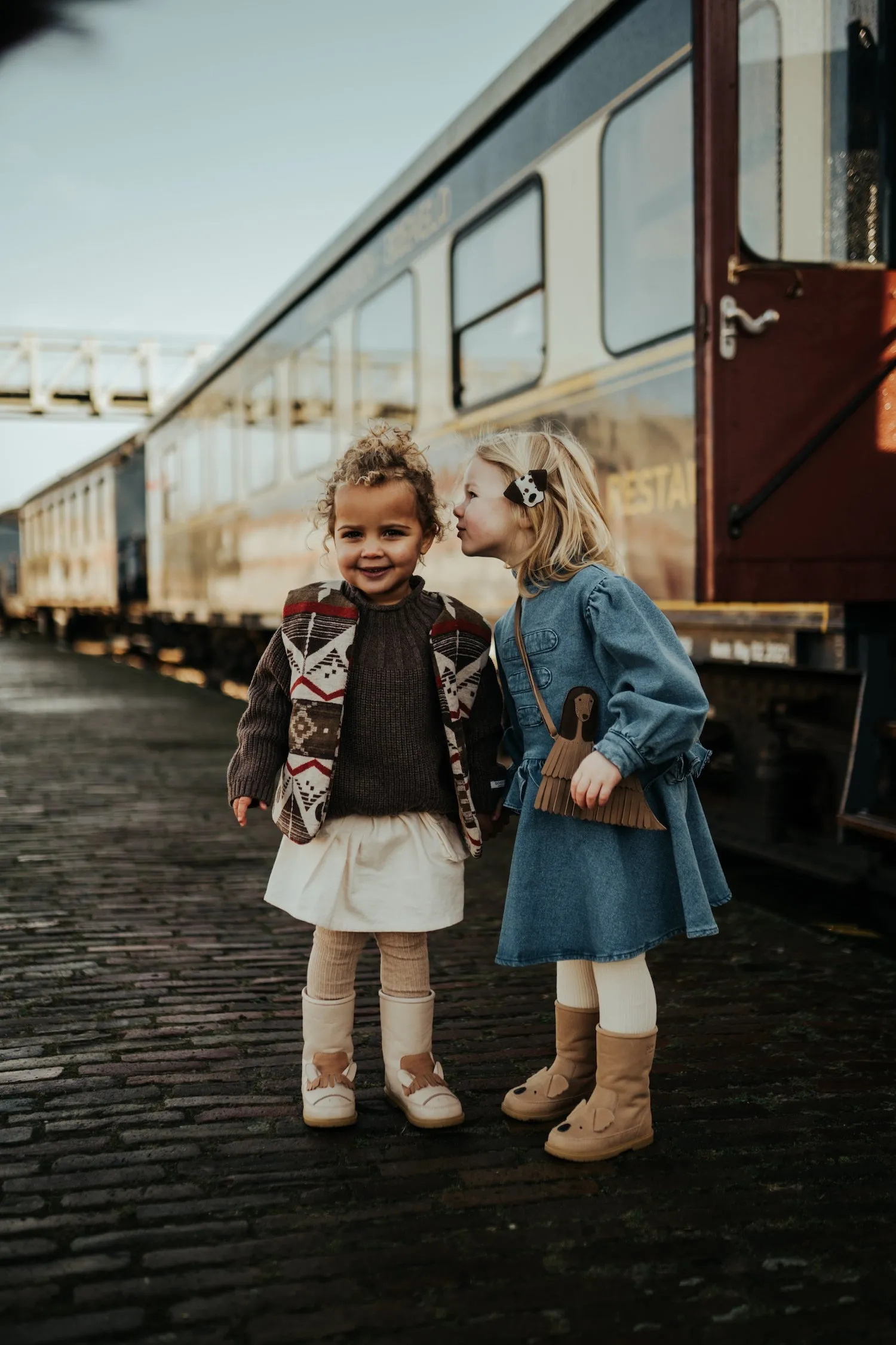 Ginys Gilet | Dusty Brown Melange