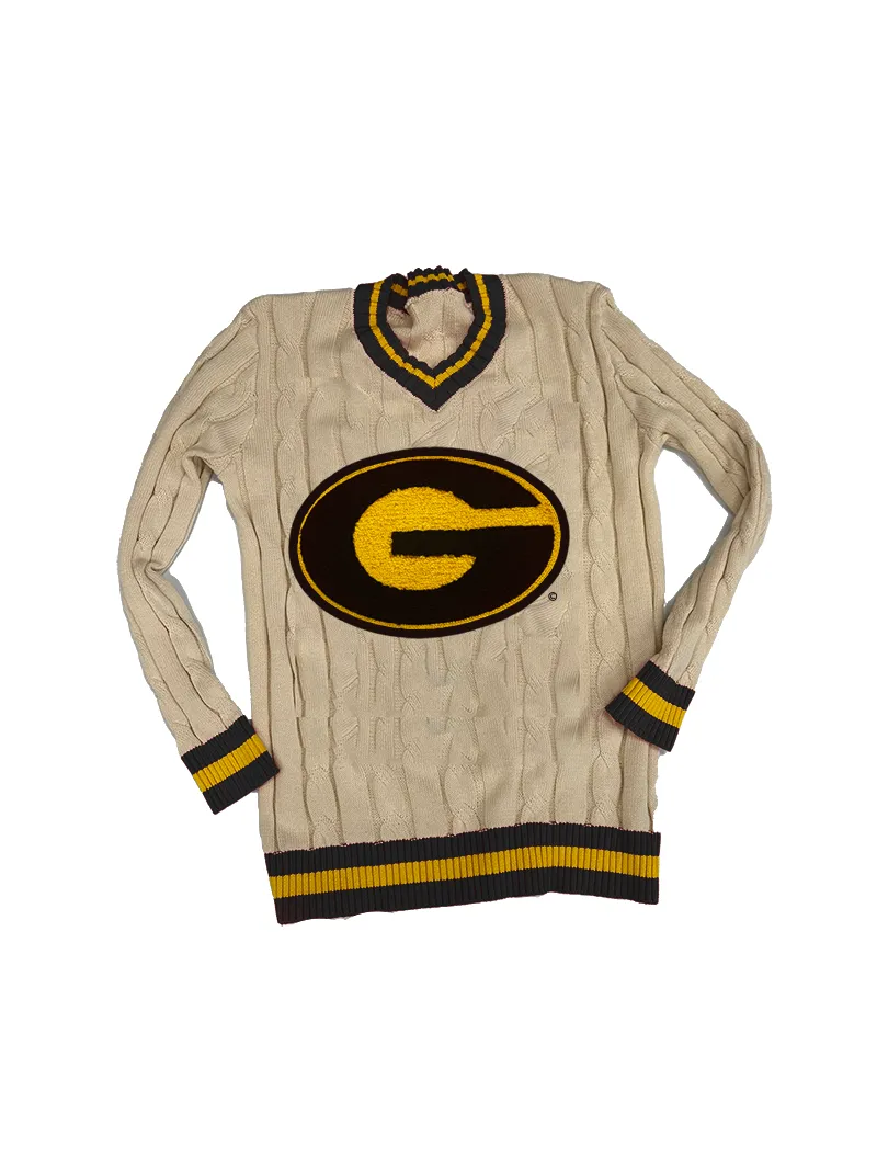 Grambling State University Cableknit Sweater