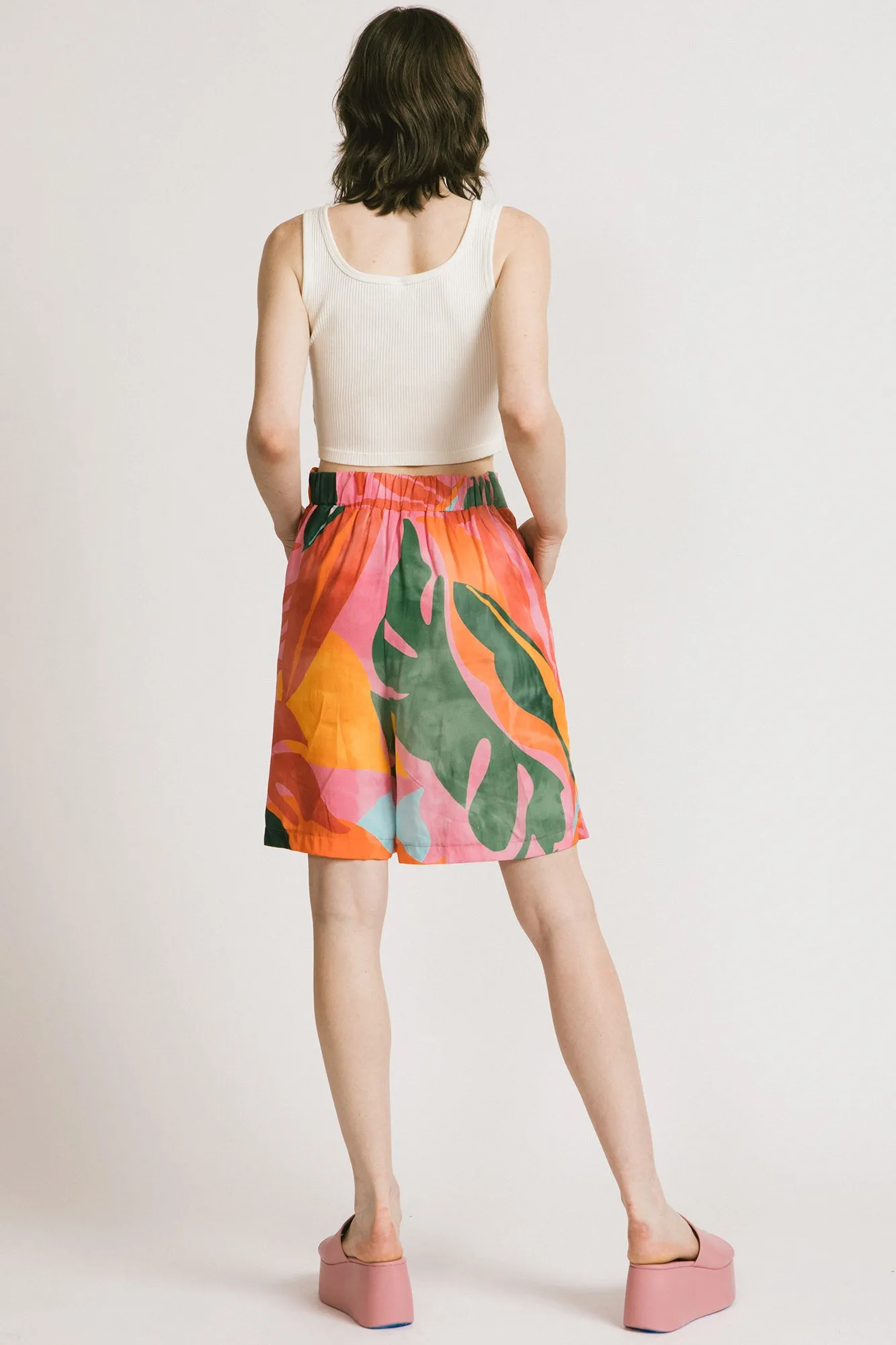 Grenada Culottes Pink Floral