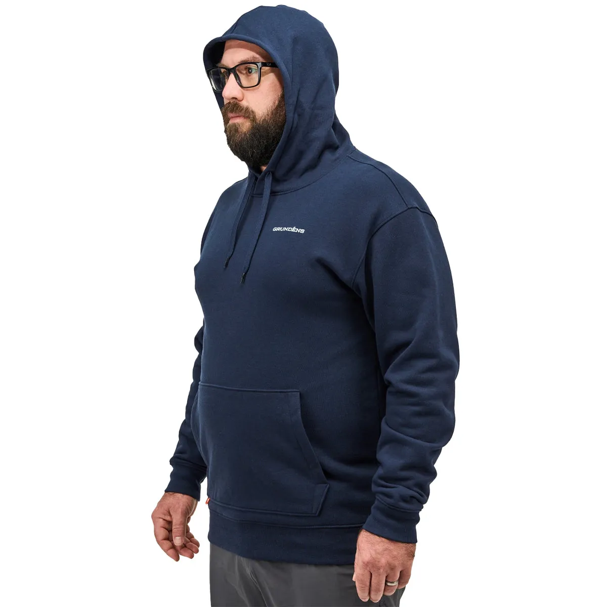 Grundéns Logo Boat Pullover Hoodie