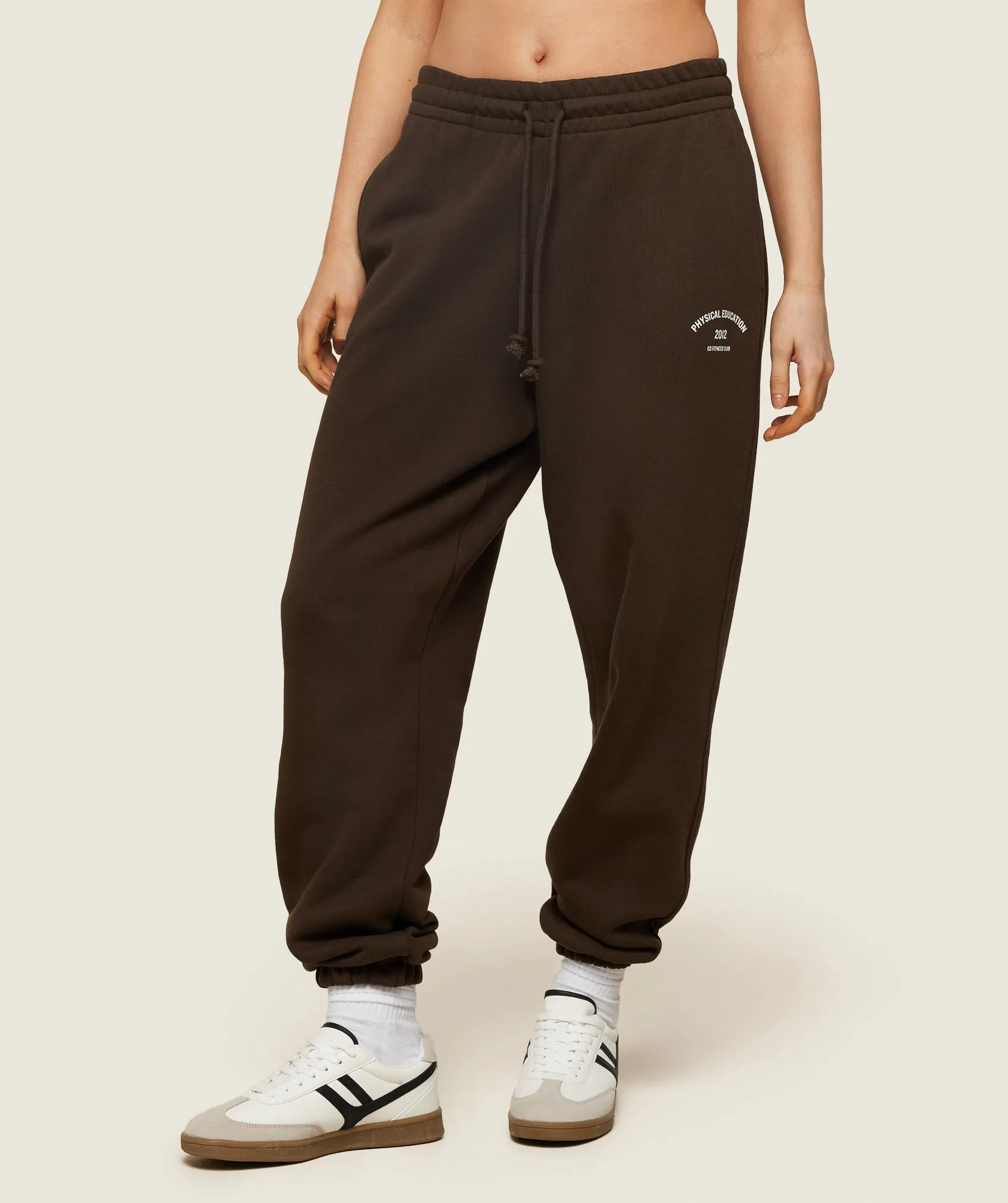 Gymshark Phys Ed Graphic Sweatpants - Archive Brown